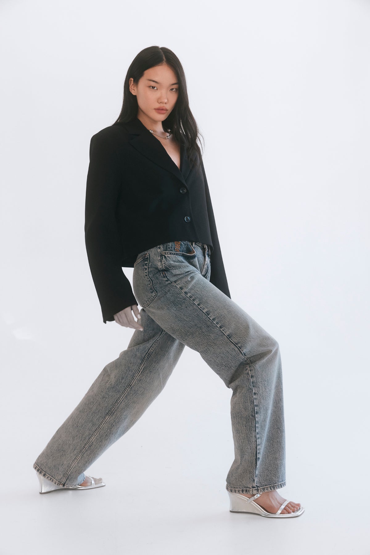 Daria Metallic Silver