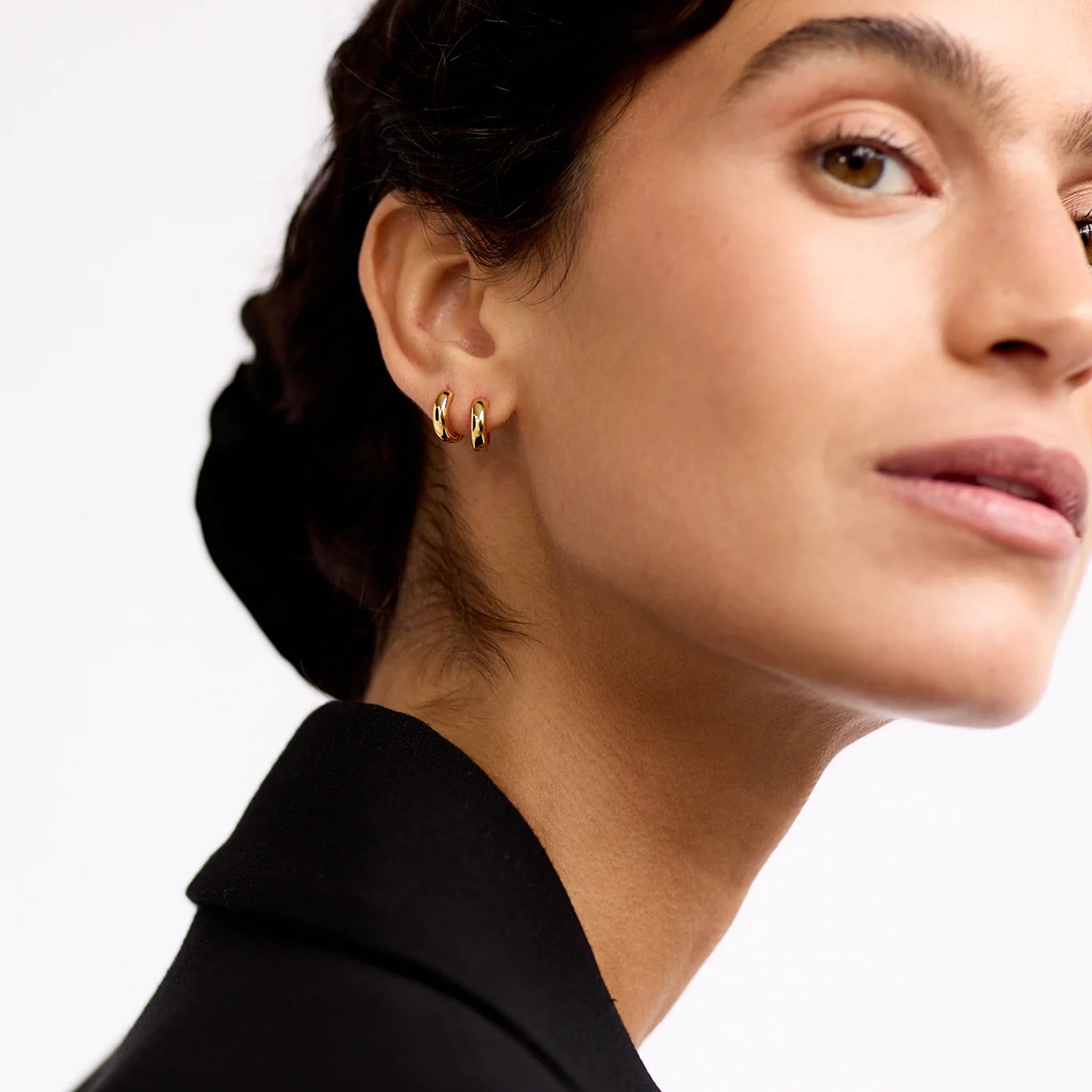 The Everyday Chunky Mini Hoop - La Dailie